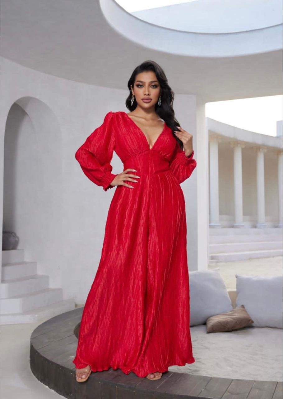 JUMPSUIT ROJO MANGAS LARGA