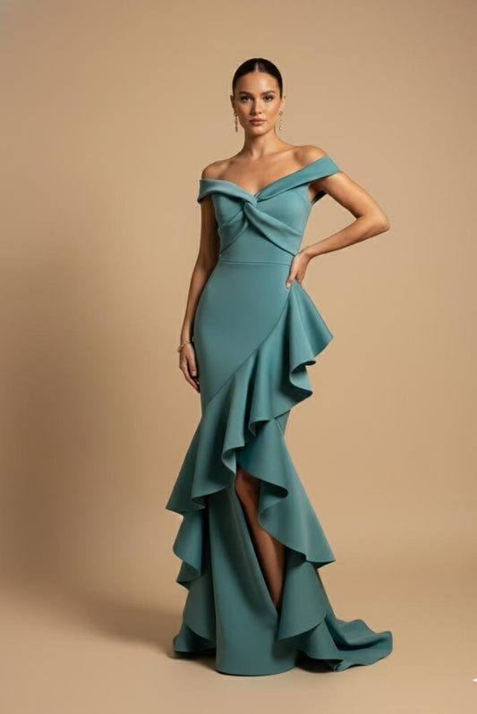 VESTIDO LARGO STRAPLESS