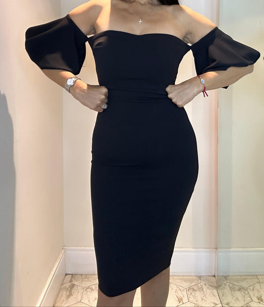 VESTIDO COCKTAIL NEGRO